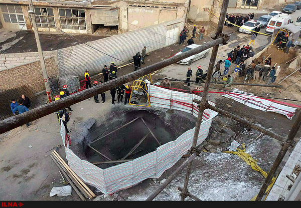 مرگ 3 کارگر در اثر ریزش تونل در تبریز