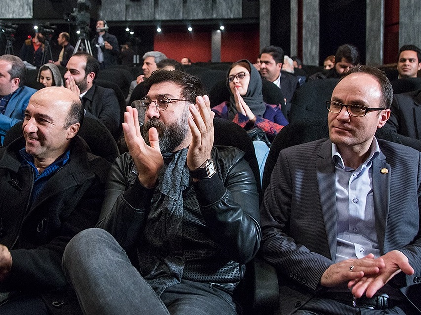 پروین،فردوسی پور و گزارشگران دراختتامیه جشنواره فیلم ورزشی