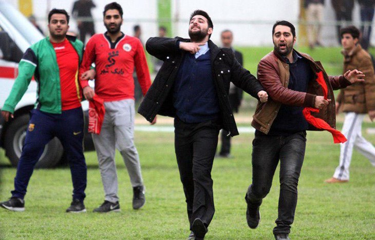فاجعه درفوتبال ایران؛صحنه هایی که تابه حال ندیده اید+عکس