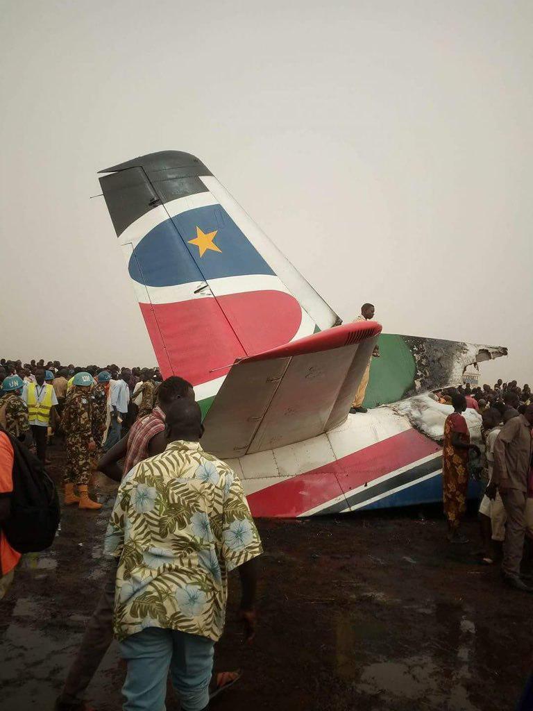 سقوط هواپیمای مسافربری در سودان