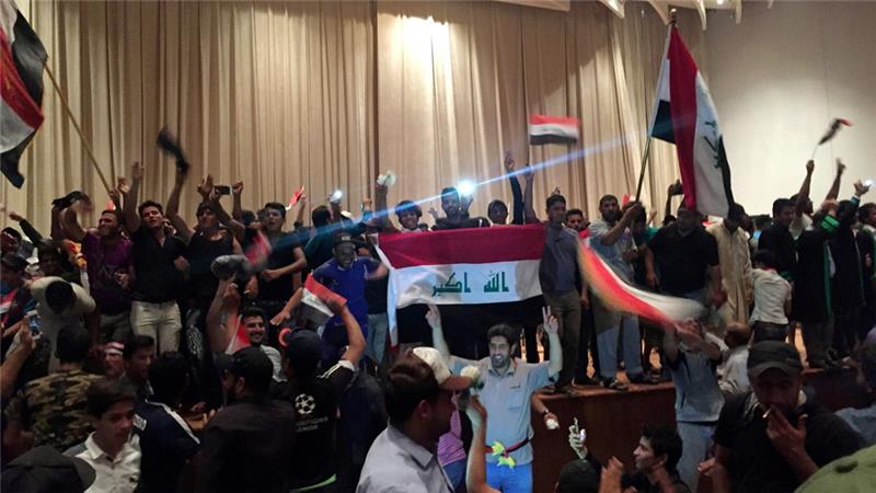 مجلس نمایندگان و دفتر نخست وزیری عراق در کنترل مخالفان