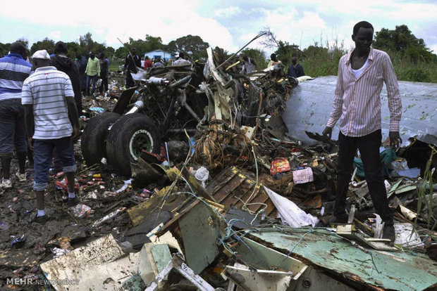 پنج کشته بر اثر سقوط هواپیمای نظامی سودان