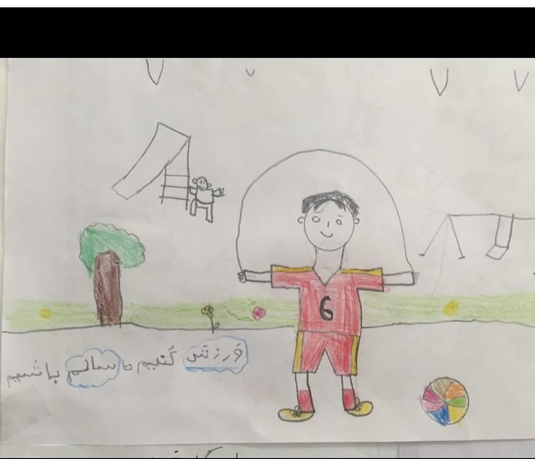 هدیه زیبای یک کودک کم توان ذهنی به بنگر