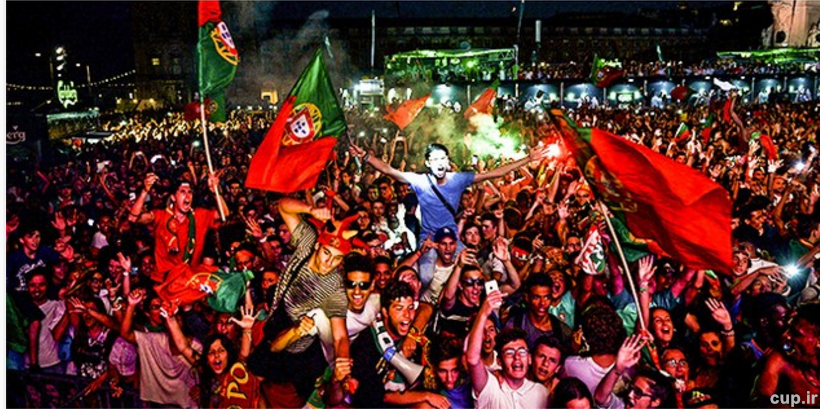 جشن و پایکوبی تمام نشدنی در لیسبون