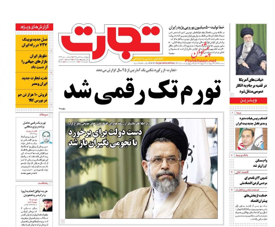 صفحه نخست روزنامه های اقتصادی صفحه نخست روزنامه های اقتصادی