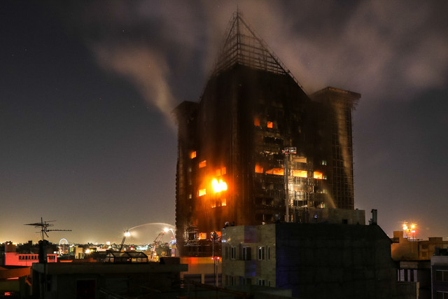 علت اصلی آتش‌سوزی برج سلمان اعلام شد