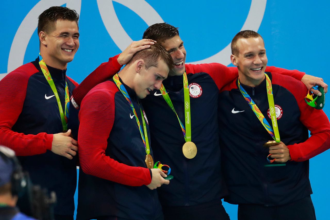 اعجوبه شنای آمریکا باز هم به طلا رسید