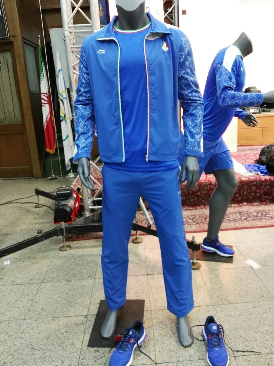 تصاویری از رونمایی لباس کاروان ایران در المپیک