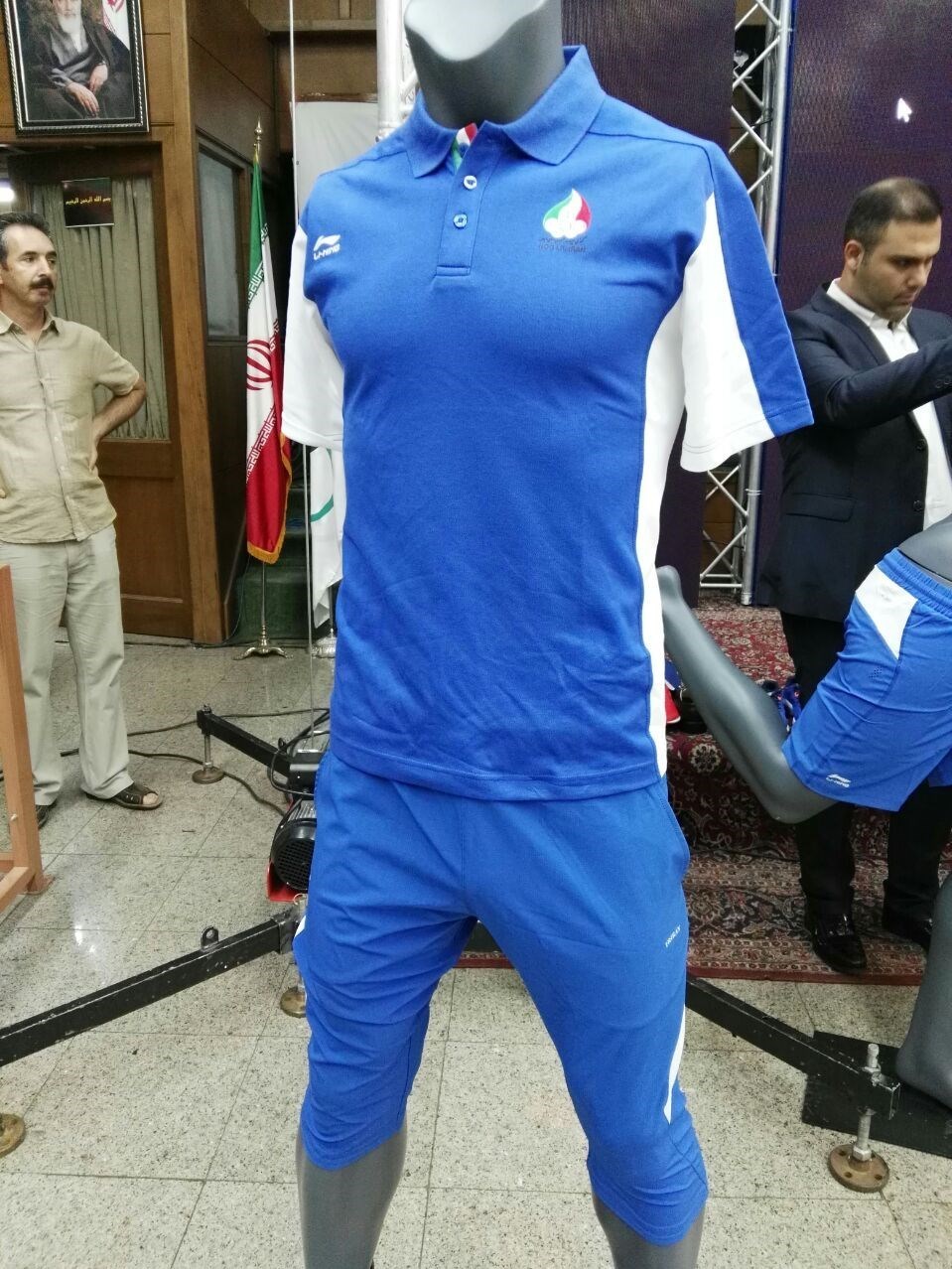 تصاویری از رونمایی لباس کاروان ایران در المپیک