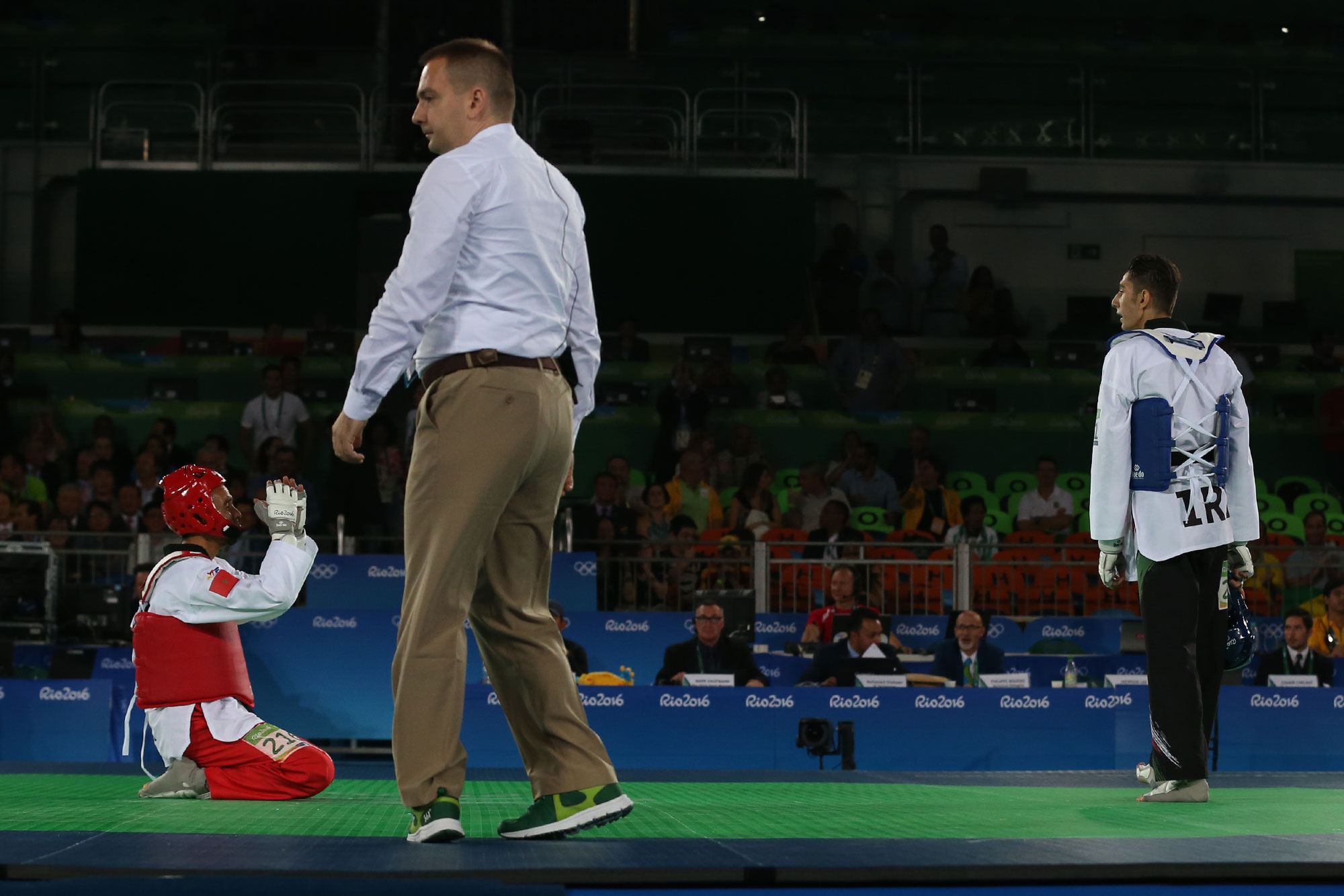 گزارش تصویری تابناک از حذف فرزان عاشورزاده از تکواندوی المپیک