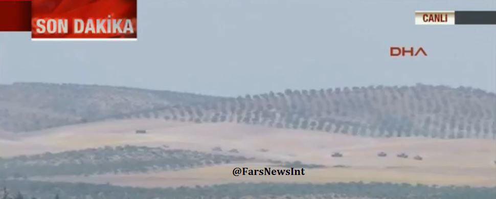 تانک های ترکیه وارد خاک سوریه شدند