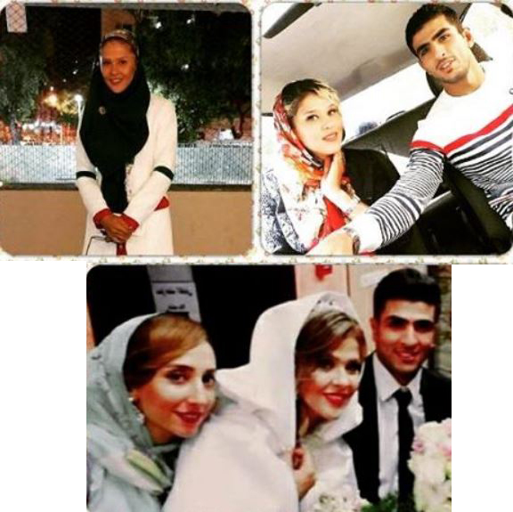 عکس مراسم عروسی بانوی المپیکی ایران