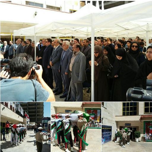 مراسم وداع با گلبارنژاد برگزار شد