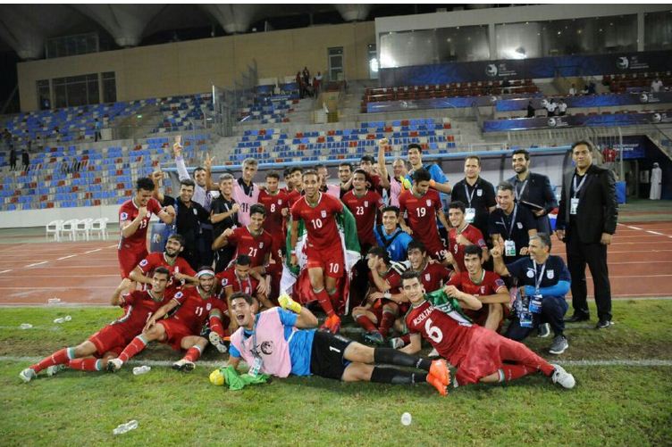 تصاوير جشن صعود جوانان فوتبال ايران به جام جهاني