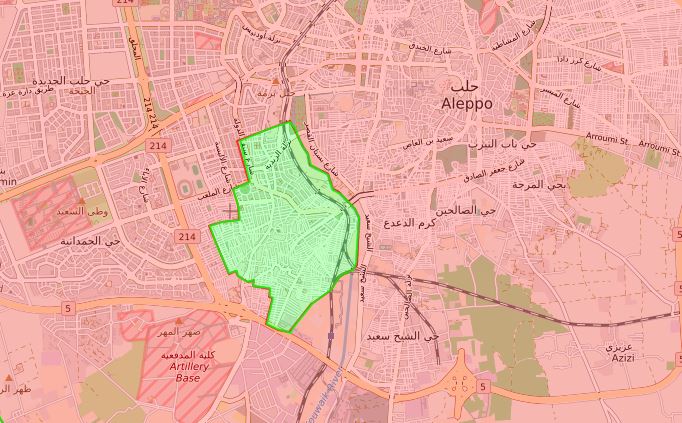 حلب در آستانه آزادی کامل قرار گرفت / عقب نشینی 
یکباره شورشیان به آخرین موضع خود