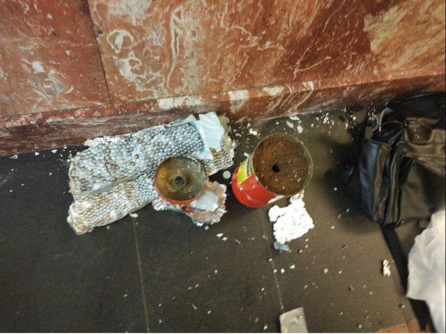 تصاویری از انفجار در متروی سن پترزبورگ