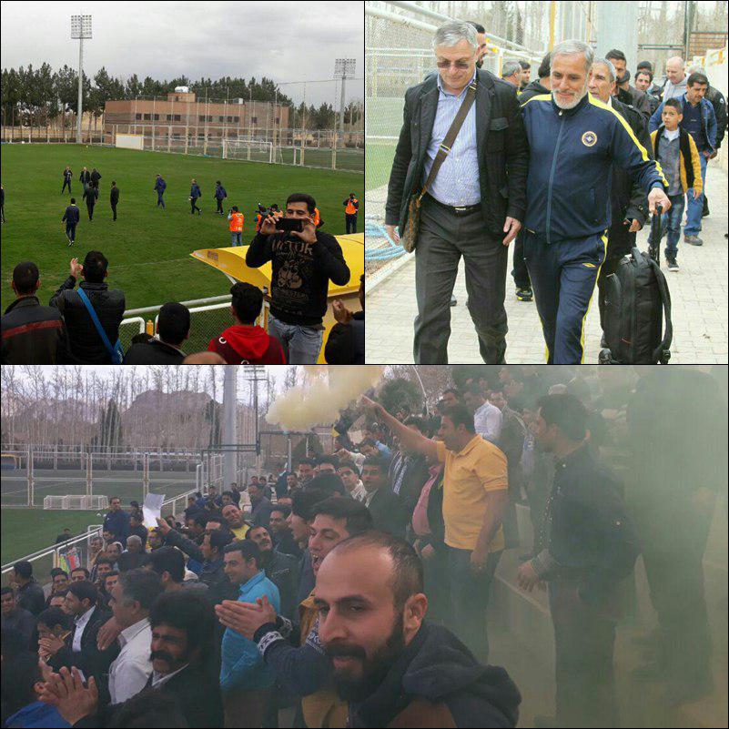 کرانچارباتشویق شدیدسپاهانی هاوارد تمرین شد