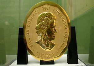 سرقت سکه طلای 100 کیلویی از موزه‌ای در برلین,