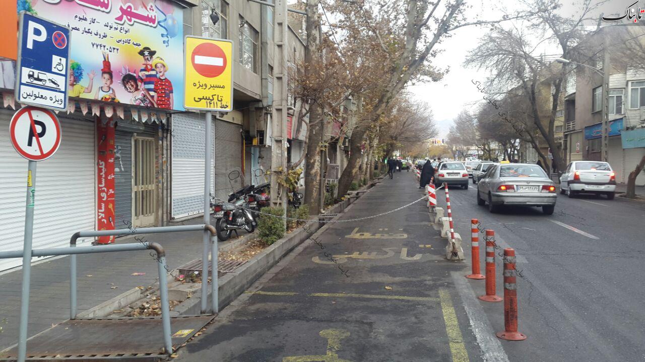 اقدام عجیب رانندگان خطی در تهران اقدام عجیب رانندگان خطی در تهران