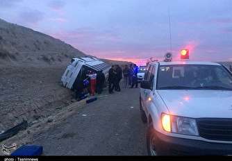 واژگونی اتوبوس گچساران در خراسان جنوبی 33 کشته و زخمی برجای گذاشت+فیلم