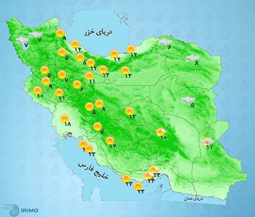 آخرین وضعیت آب و هوا و ترافیک جاده&zwnj;ای؛ دو شنبه بیست و هشتم اسفندماه