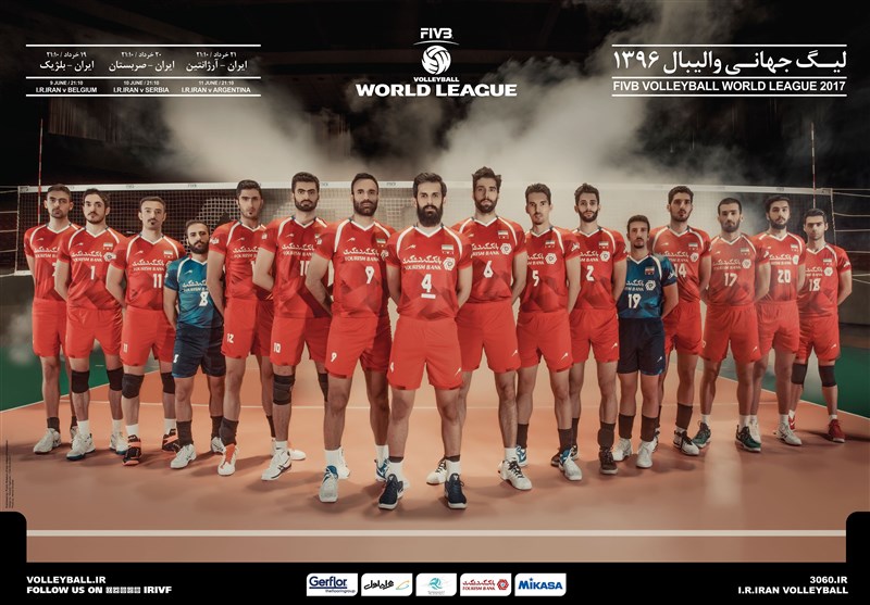 پوستر ایران در لیگ جهانی والیبال ۲۰۱۷ +عکس پوستر ایران در لیگ جهانی والیبال ۲۰۱۷ +عکس