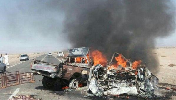 کشته شدن 5 نفر در تصادف جاده زابل - زاهدان