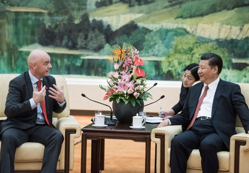ابرازتمایل رئیس جمهور چین برای میزبانی جام جهانی فوتبال