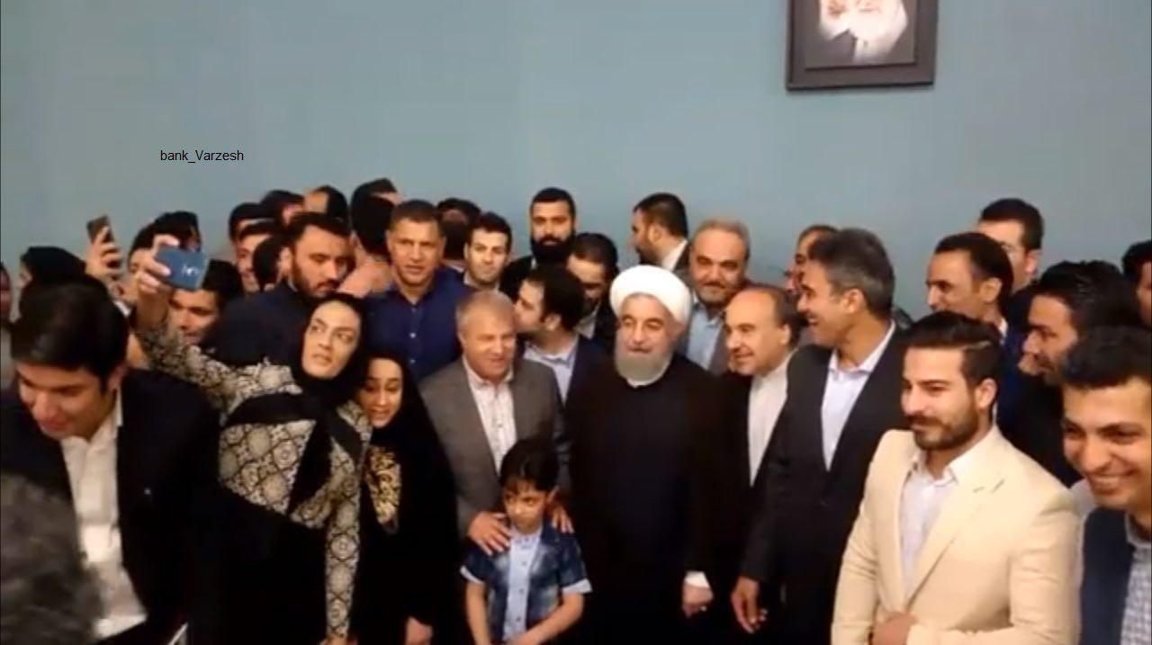 دیداربی نظم ورزشی ها با روحانی درضیافت افطاری+عکس دیداربی نظم ورزشی ها با روحانی درضیافت افطاری+عکس