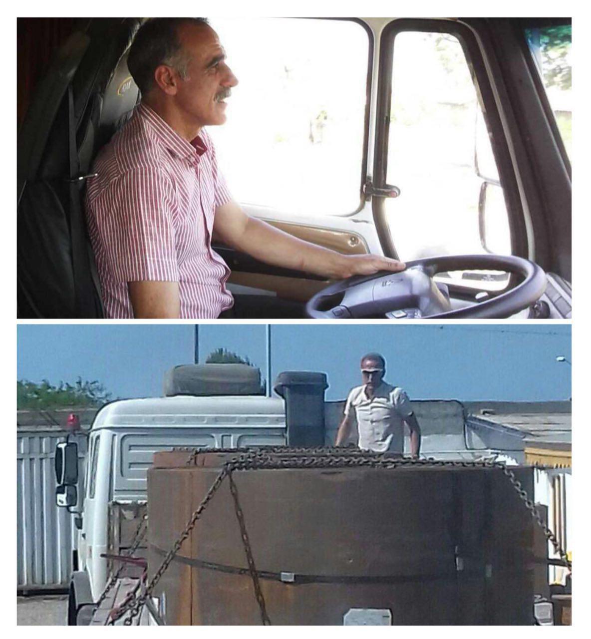 عکس سرمربی معروف ایرانی که راننده کامیون شد