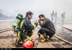 مرگ مرد جوان بر اثر انفجار مغازه در بزرگراه سعیدی