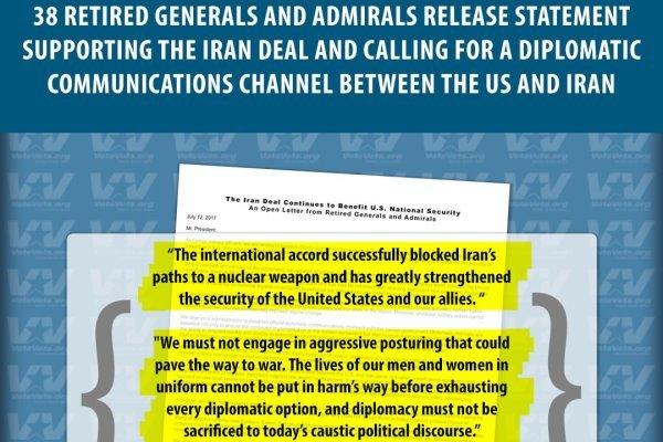 بیانیه ۳۸ ژنرال ارتش‌آمریکا در‌حمایت از توافق‌هسته‌ای
