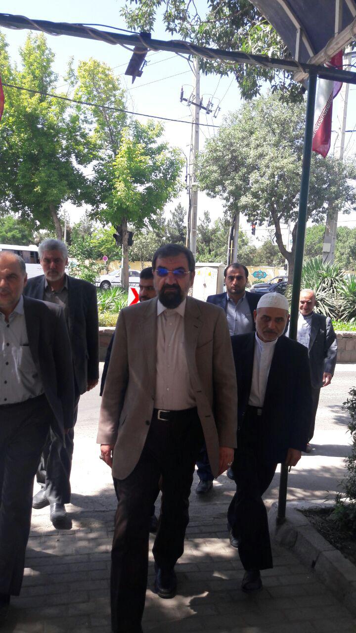 بازدید محسن&zwnj;رضایی از خیریه&zwnj;انصار&zwnj;الهادی مشهد