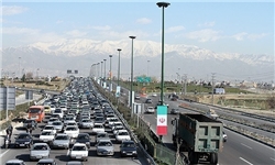 ترافیک سنگین در محورهای هراز و فیروزکوه