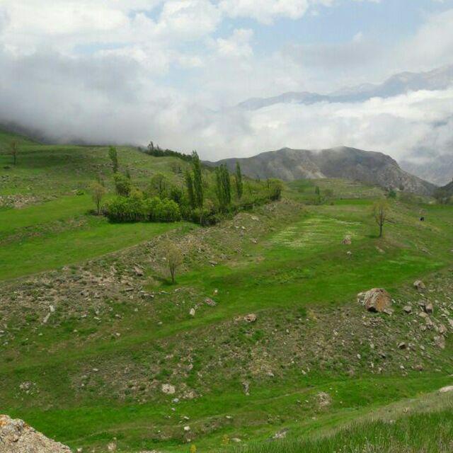 طبيعت روستاي تينه لاريجان از توابع شهرستان امل