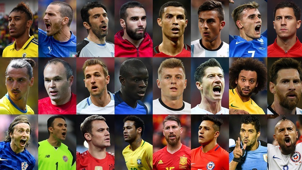 ۲۴کاندیدای فوتبالیست سال دنیا معرفی شدند+عکس