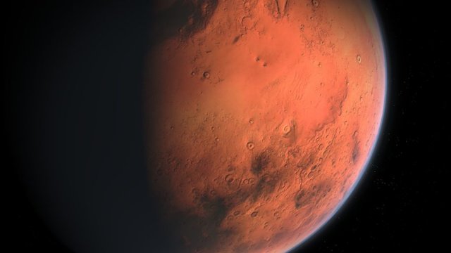 وجود یخ در مدار استوای مریخ