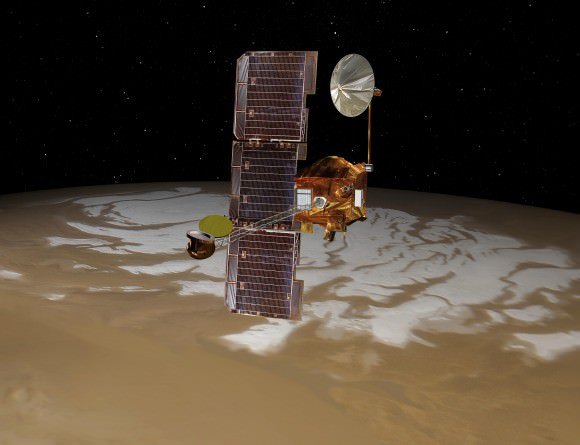 وجود یخ در مدار استوای مریخ