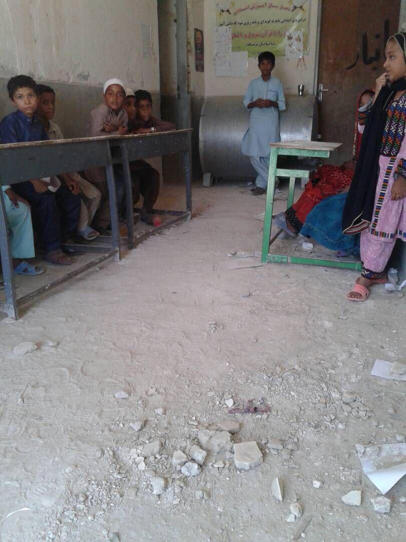 یک مدرسه روستایی در سیستان و بلوچستان