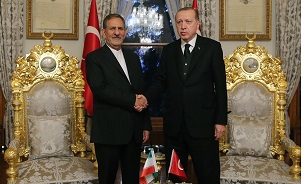 دیدار جهانگیری با رییس جمهور ترکیه
