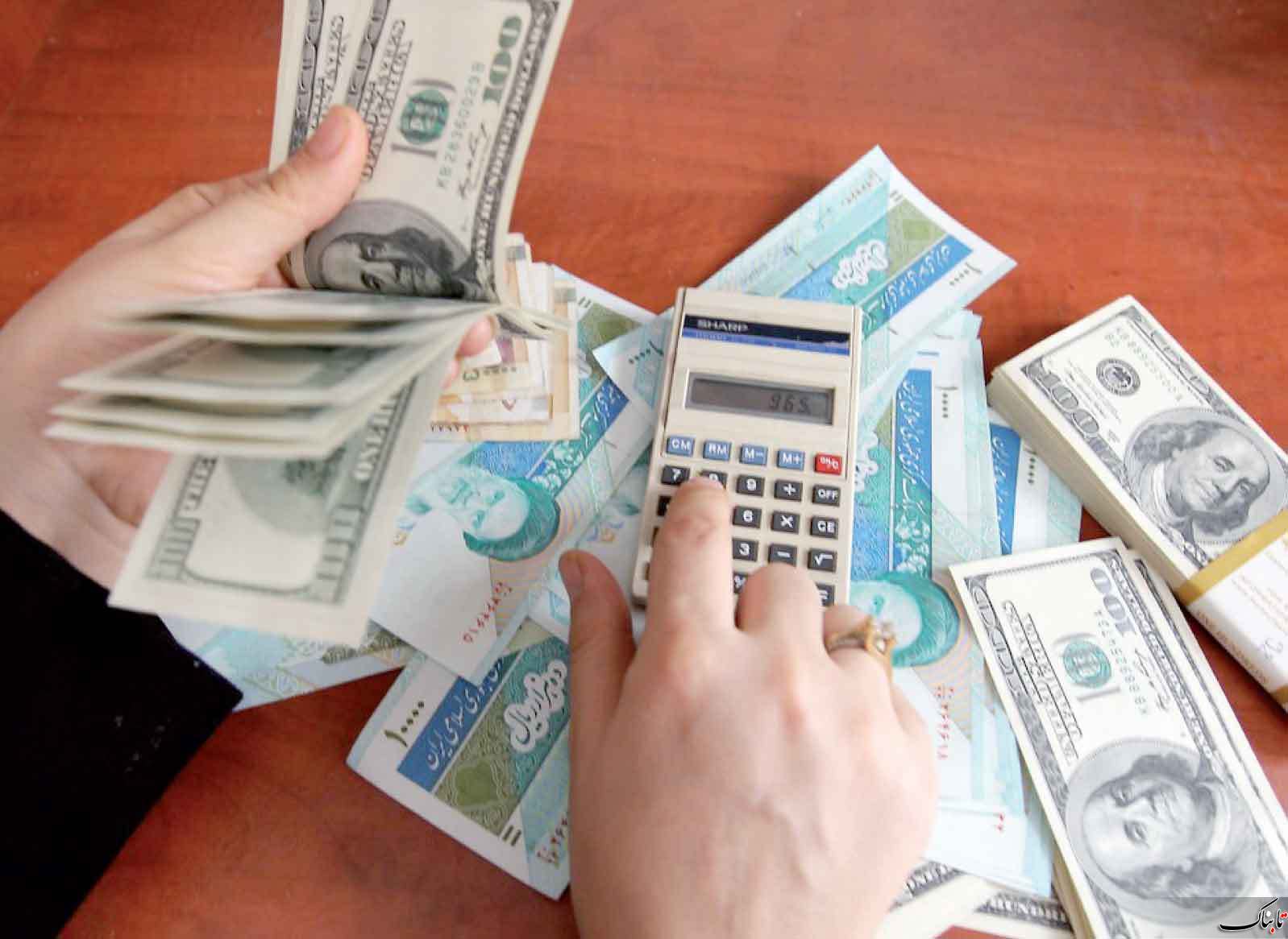 کاهش قیمت دلار آمریکا و یورو در بازار آزاد ارز
