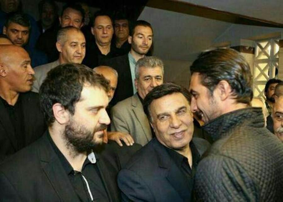 آشتی رحمتی با مربی سابق در بهشت زهرا آشتی رحمتی با مربی سابق در بهشت زهرا