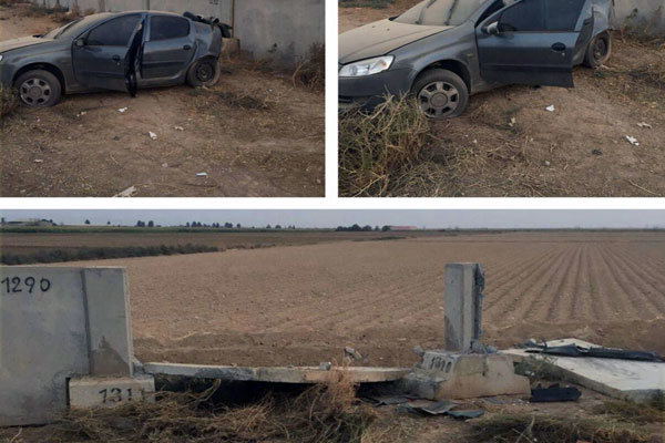 واژگونی خودرو رانا ۴ نفر را مصدوم کرد