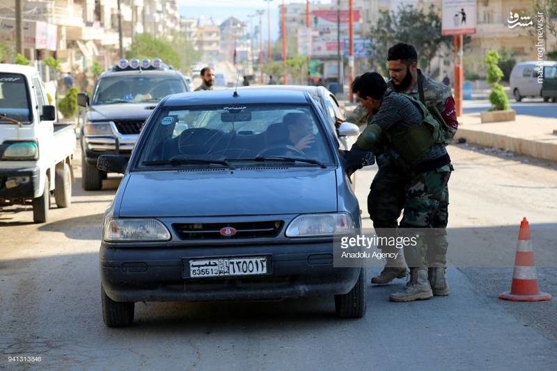 تردد پراید در عفرین اشغال شده تردد پراید در عفرین اشغال شده