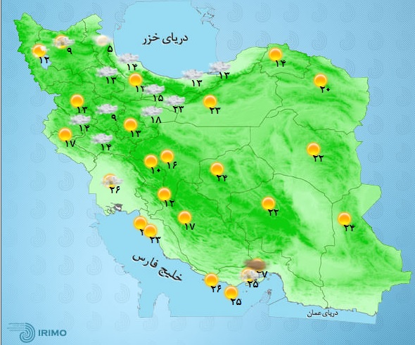 آخرین وضعیت آب و هوا و ترافیک جاده&zwnj;ای؛ چهار شنبه پانزدهم فروردین 97