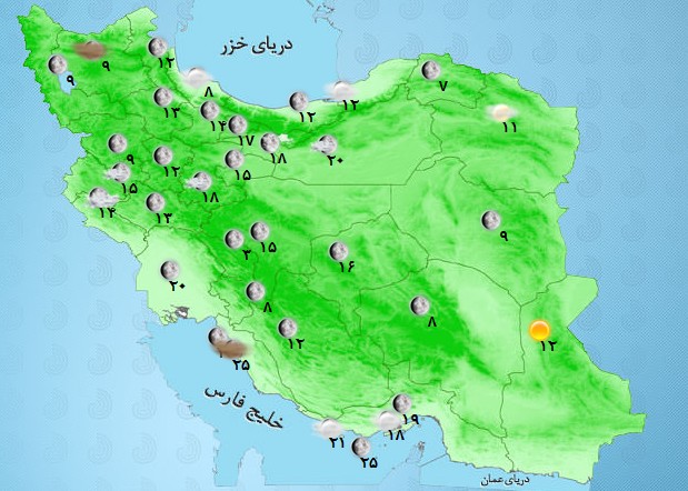 آخرین وضعیت آب و هوا و ترافیک جاده&zwnj;ای؛ چهارشنبه هشتم فروردین ۹۷