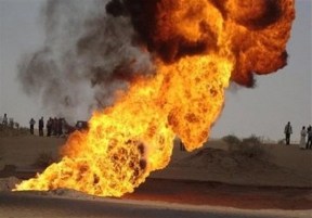 داعش خط لوله نفت در کرکوک را منفجر کرد