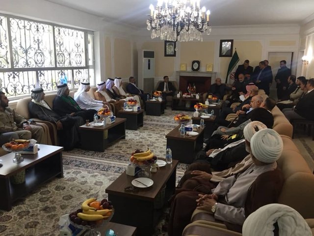 پرچم ایران بر فراز آسمان بصره به اهتزار در آمد