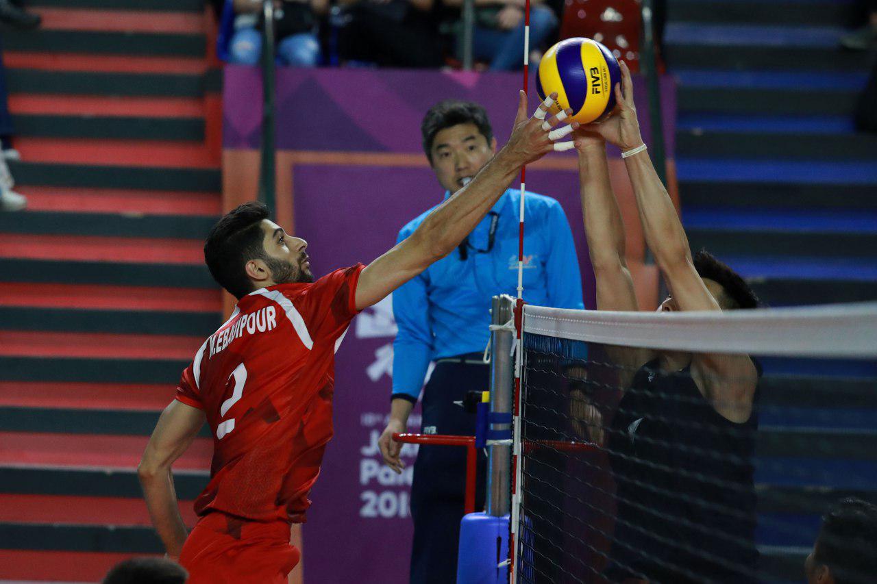 ایران3-چین0؛ صعود بلندقامتان والیبال به یکقدمی مدال ایران3-چین0؛ صعود بلندقامتان والیبال به یکقدمی مدال