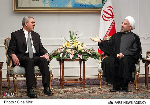 دیدار کفیر رییس جمهور عراق با حسن روحانی
